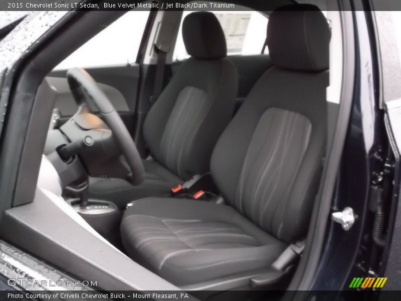 Blue Velvet Metallic / Jet Black/Dark Titanium 2015 Chevrolet Sonic LT Sedan