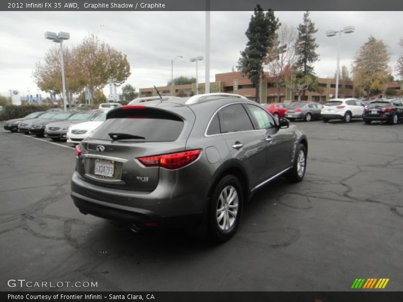 Graphite Shadow / Graphite 2012 Infiniti FX 35 AWD