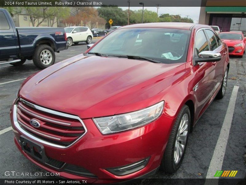 Ruby Red / Charcoal Black 2014 Ford Taurus Limited