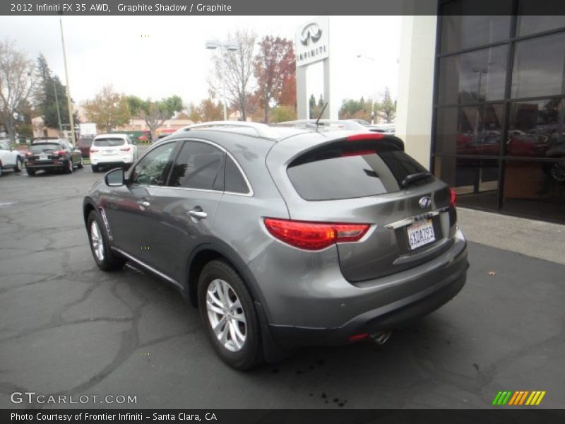 Graphite Shadow / Graphite 2012 Infiniti FX 35 AWD