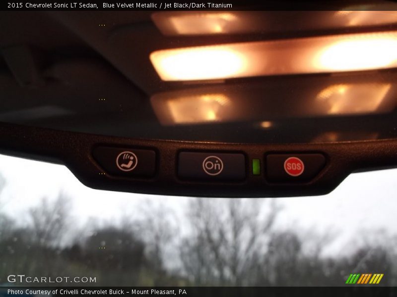 Blue Velvet Metallic / Jet Black/Dark Titanium 2015 Chevrolet Sonic LT Sedan