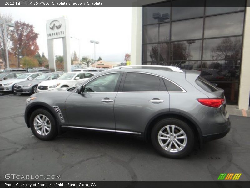 Graphite Shadow / Graphite 2012 Infiniti FX 35 AWD