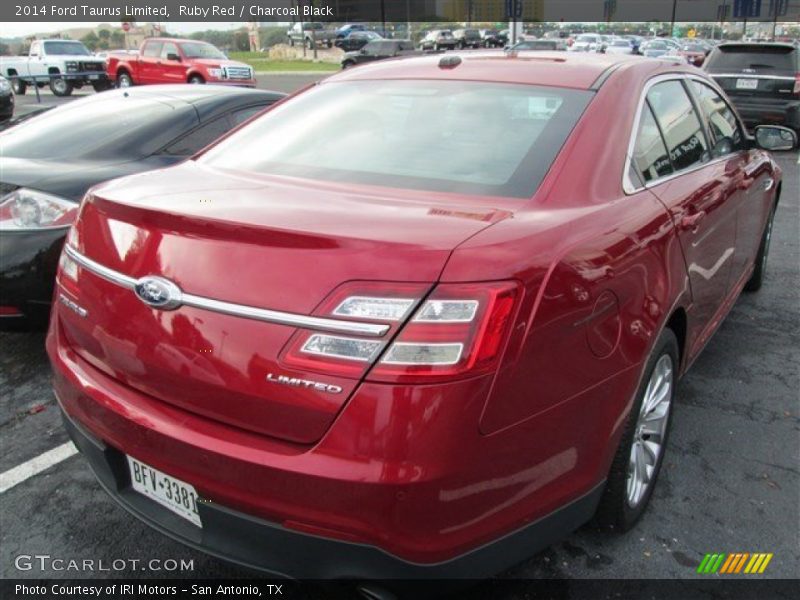 Ruby Red / Charcoal Black 2014 Ford Taurus Limited