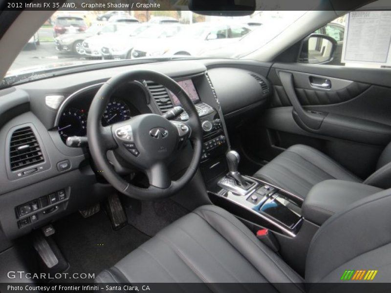 Graphite Shadow / Graphite 2012 Infiniti FX 35 AWD