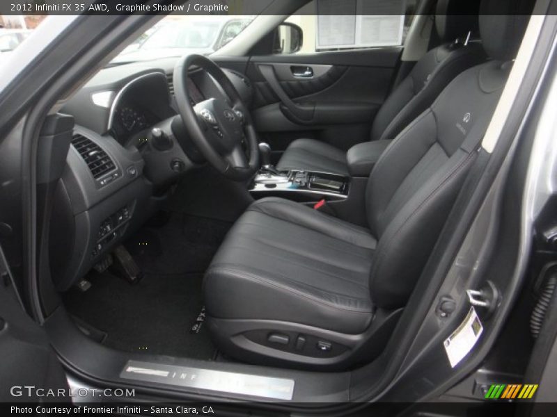Graphite Shadow / Graphite 2012 Infiniti FX 35 AWD