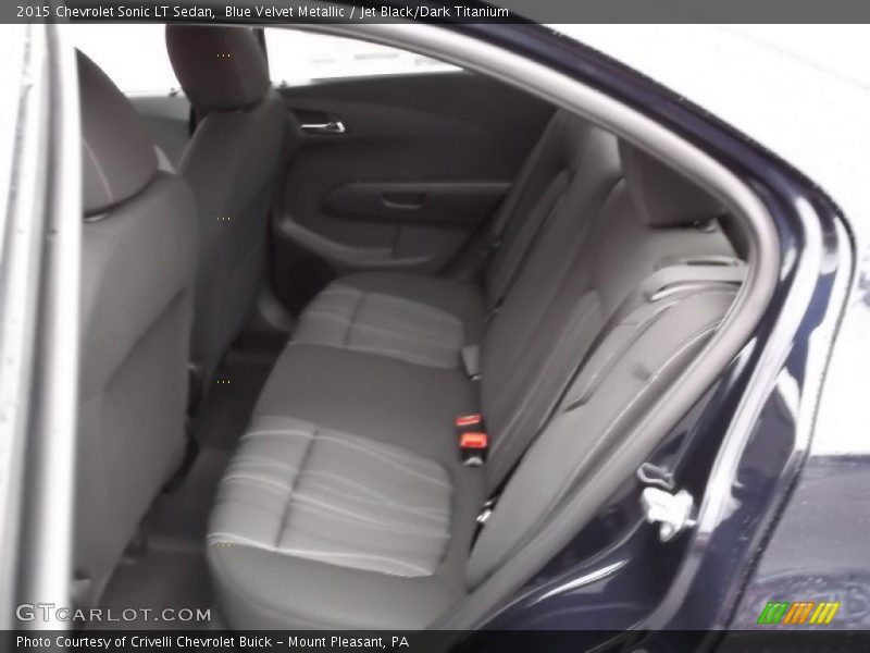Blue Velvet Metallic / Jet Black/Dark Titanium 2015 Chevrolet Sonic LT Sedan