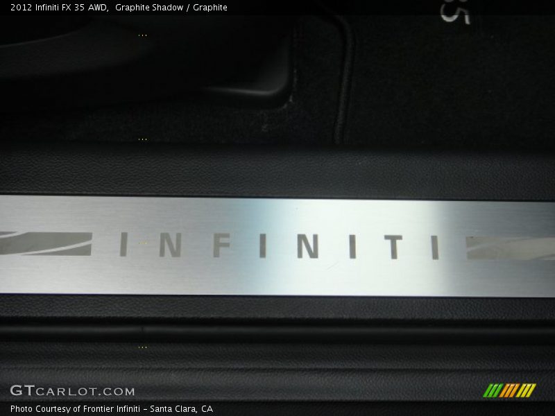 Graphite Shadow / Graphite 2012 Infiniti FX 35 AWD