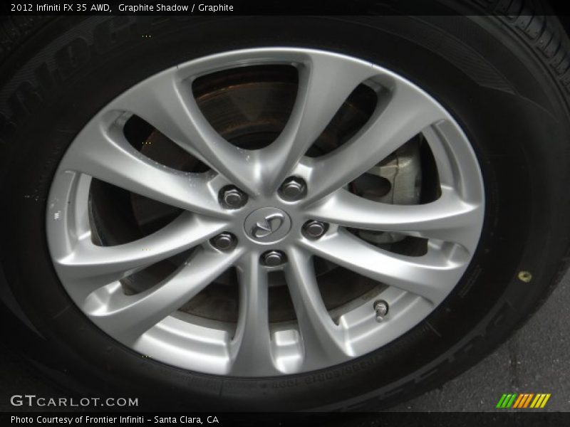 Graphite Shadow / Graphite 2012 Infiniti FX 35 AWD