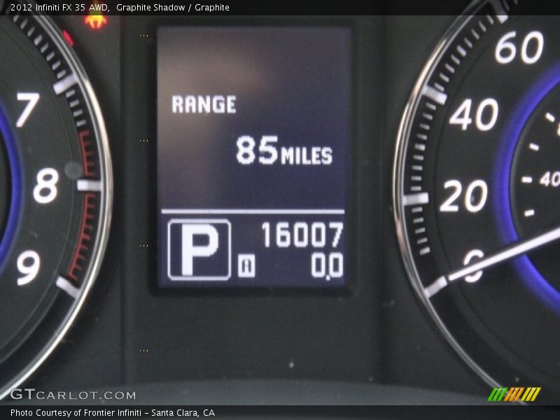 Graphite Shadow / Graphite 2012 Infiniti FX 35 AWD