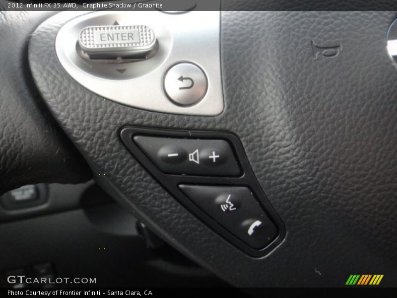 Graphite Shadow / Graphite 2012 Infiniti FX 35 AWD