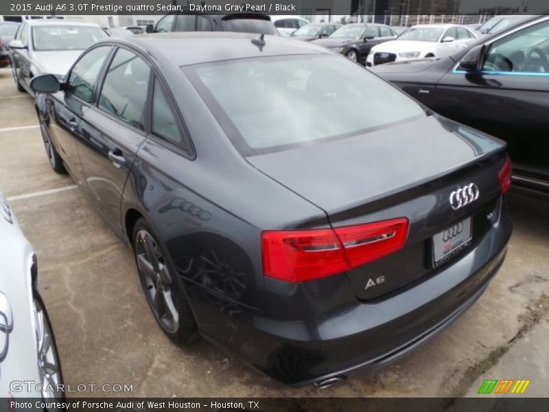 Daytona Gray Pearl / Black 2015 Audi A6 3.0T Prestige quattro Sedan