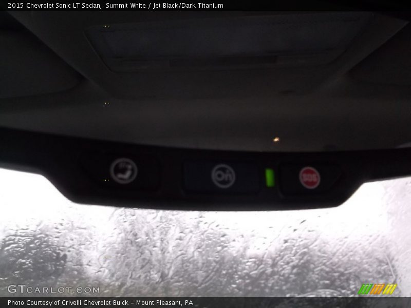 Summit White / Jet Black/Dark Titanium 2015 Chevrolet Sonic LT Sedan