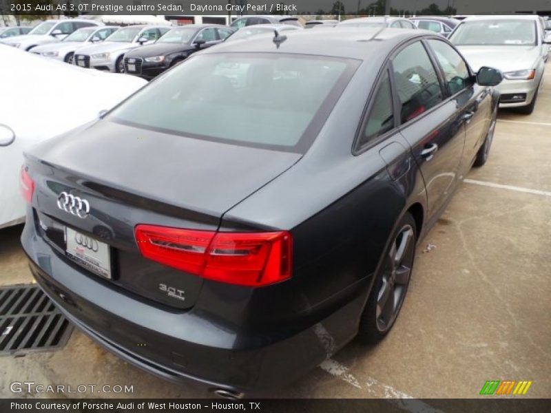 Daytona Gray Pearl / Black 2015 Audi A6 3.0T Prestige quattro Sedan