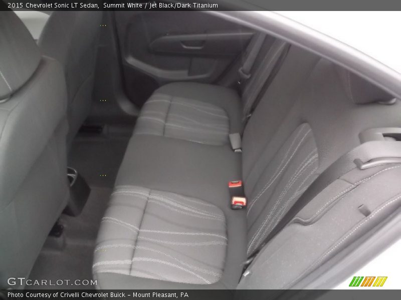 Summit White / Jet Black/Dark Titanium 2015 Chevrolet Sonic LT Sedan