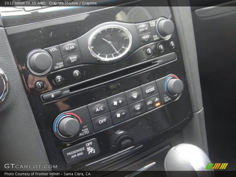 Graphite Shadow / Graphite 2012 Infiniti FX 35 AWD