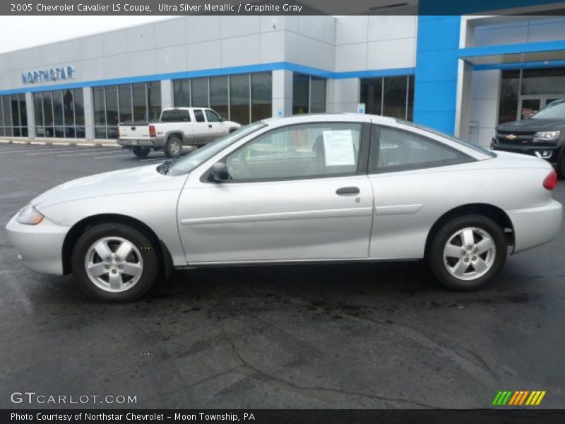 Ultra Silver Metallic / Graphite Gray 2005 Chevrolet Cavalier LS Coupe