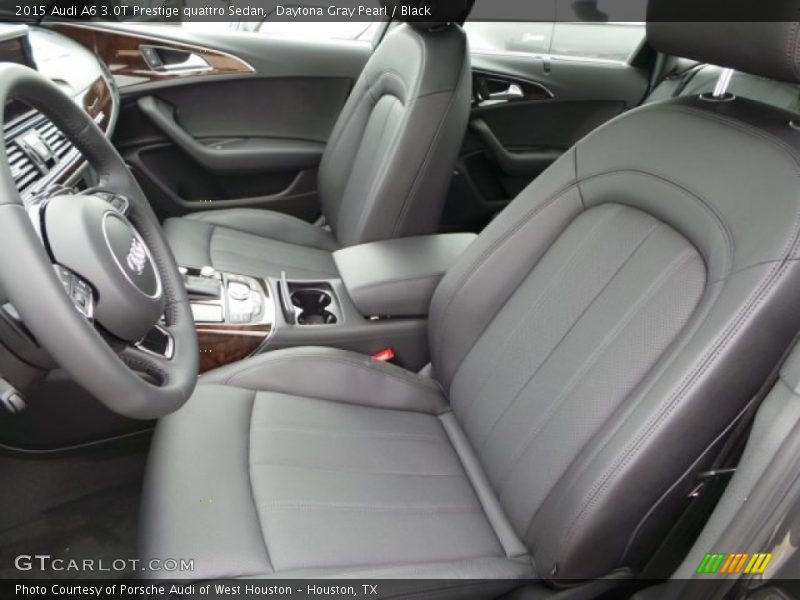 Daytona Gray Pearl / Black 2015 Audi A6 3.0T Prestige quattro Sedan