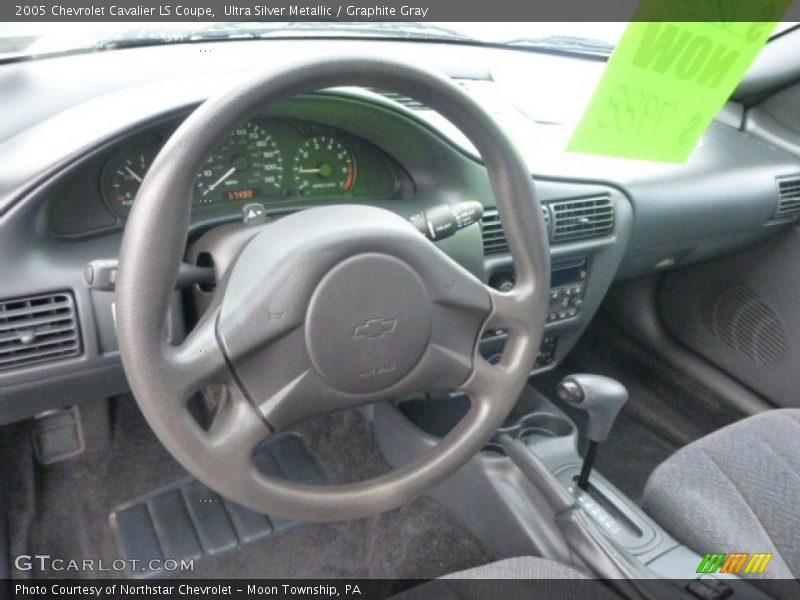 Ultra Silver Metallic / Graphite Gray 2005 Chevrolet Cavalier LS Coupe