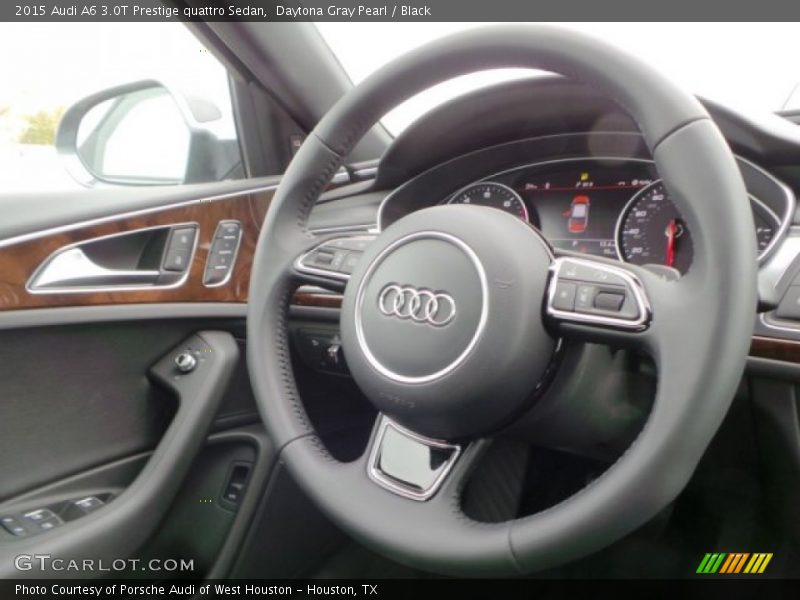 Daytona Gray Pearl / Black 2015 Audi A6 3.0T Prestige quattro Sedan