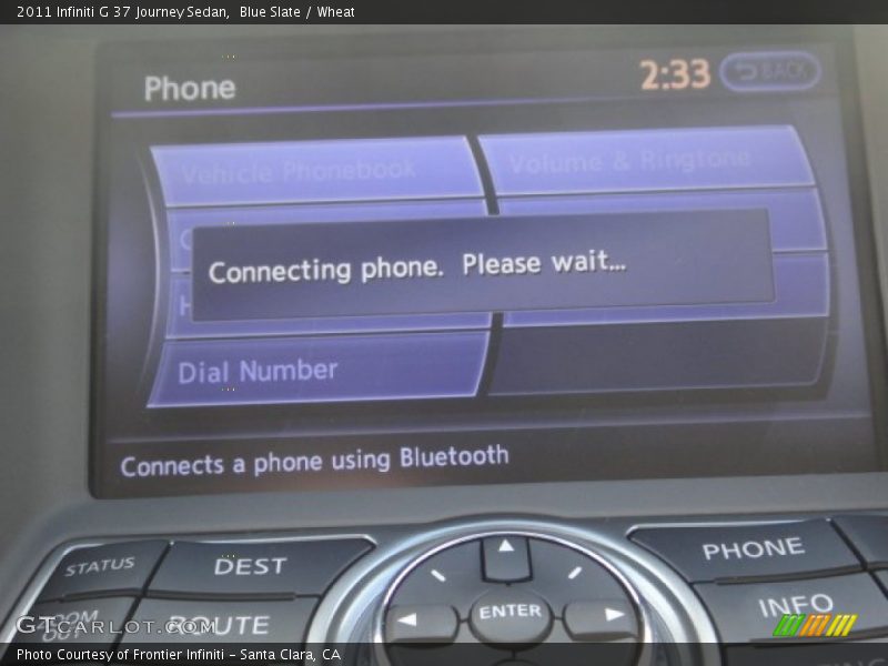 Blue Slate / Wheat 2011 Infiniti G 37 Journey Sedan