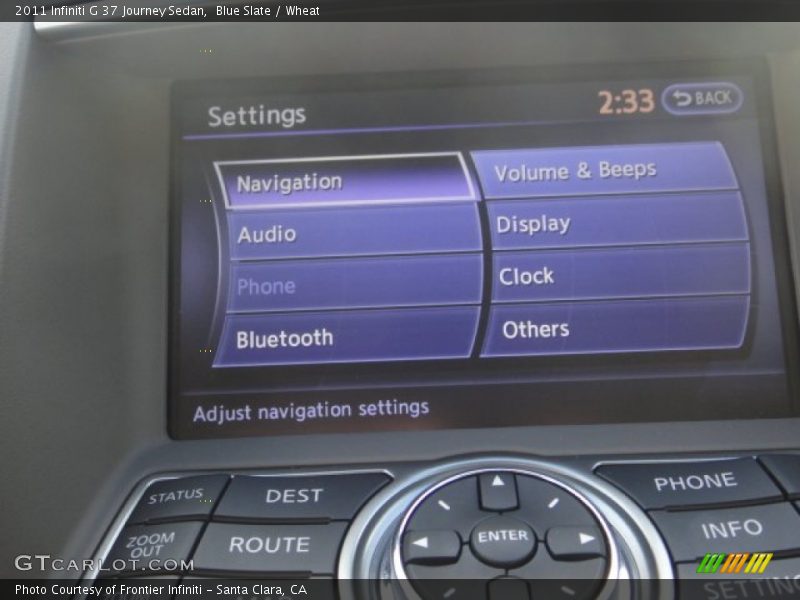 Blue Slate / Wheat 2011 Infiniti G 37 Journey Sedan