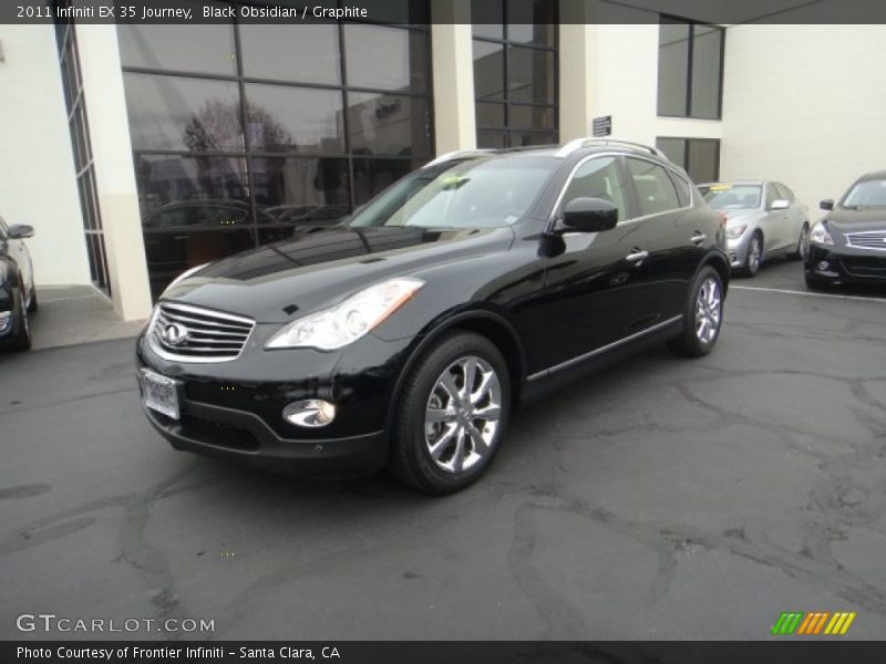 Black Obsidian / Graphite 2011 Infiniti EX 35 Journey