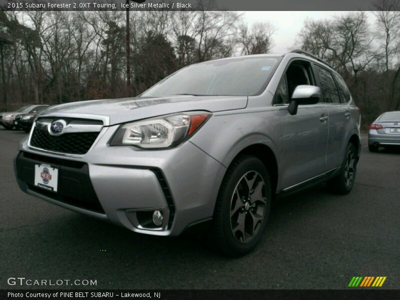 Ice Silver Metallic / Black 2015 Subaru Forester 2.0XT Touring