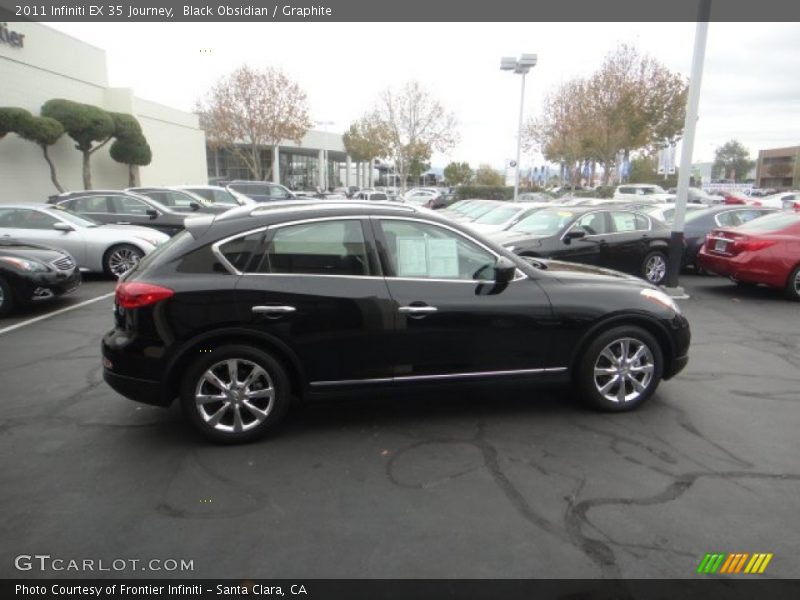 Black Obsidian / Graphite 2011 Infiniti EX 35 Journey