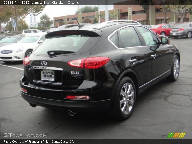 Black Obsidian / Graphite 2011 Infiniti EX 35 Journey