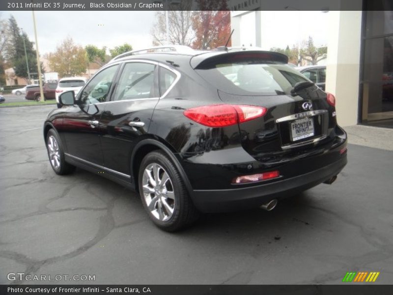 Black Obsidian / Graphite 2011 Infiniti EX 35 Journey