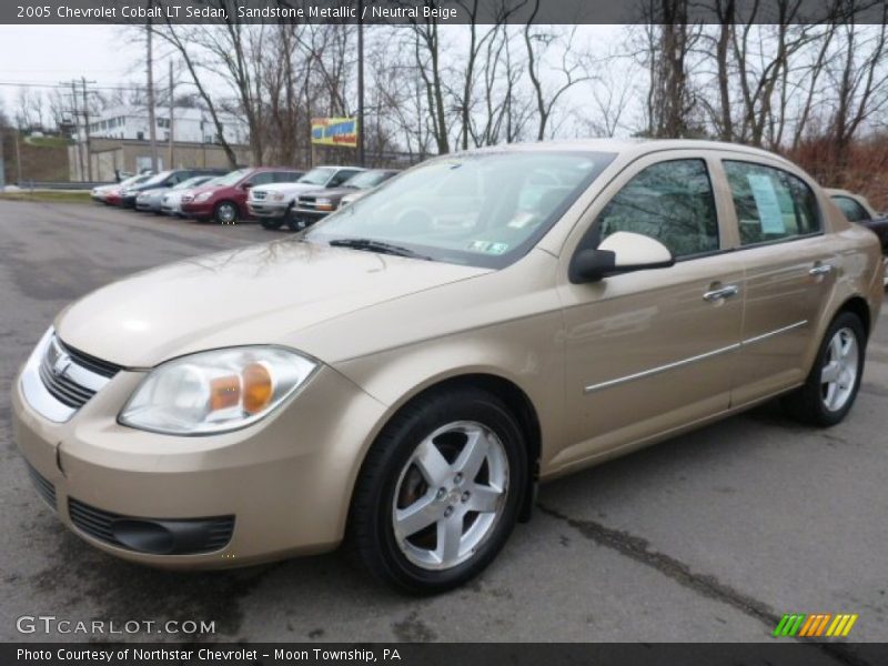 Sandstone Metallic / Neutral Beige 2005 Chevrolet Cobalt LT Sedan
