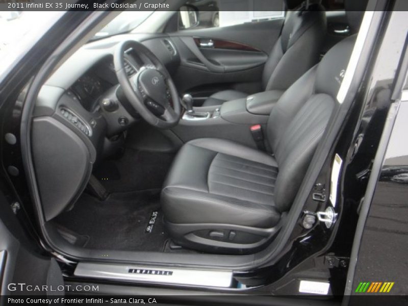 Black Obsidian / Graphite 2011 Infiniti EX 35 Journey