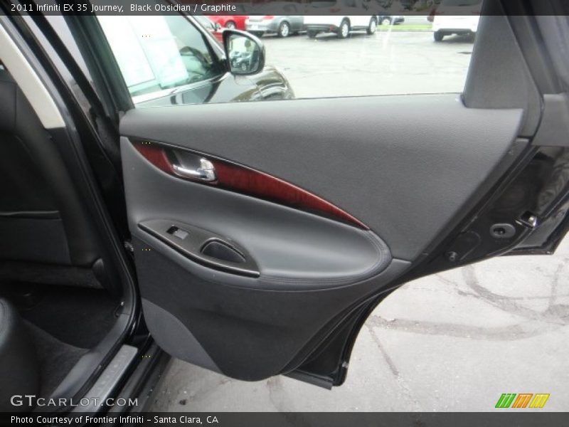 Black Obsidian / Graphite 2011 Infiniti EX 35 Journey