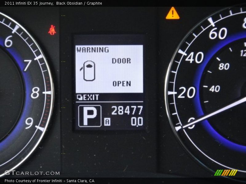 Black Obsidian / Graphite 2011 Infiniti EX 35 Journey