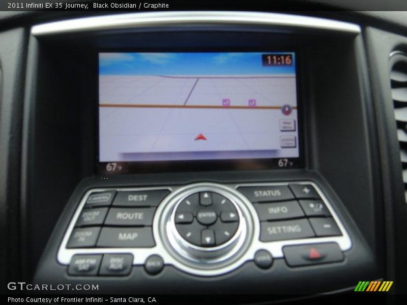 Black Obsidian / Graphite 2011 Infiniti EX 35 Journey