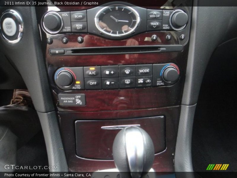 Black Obsidian / Graphite 2011 Infiniti EX 35 Journey