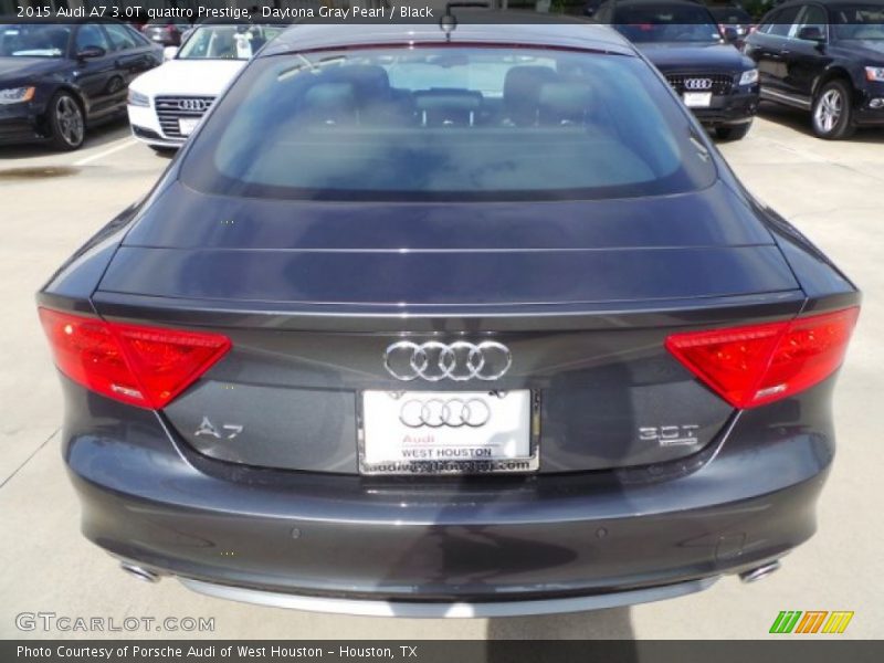 Daytona Gray Pearl / Black 2015 Audi A7 3.0T quattro Prestige