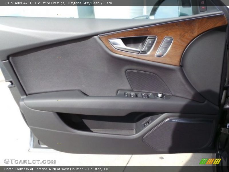 Daytona Gray Pearl / Black 2015 Audi A7 3.0T quattro Prestige