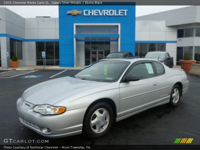 Galaxy Silver Metallic / Ebony Black 2003 Chevrolet Monte Carlo SS