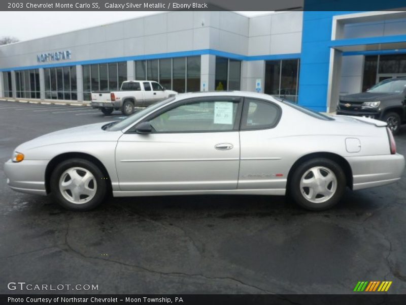 Galaxy Silver Metallic / Ebony Black 2003 Chevrolet Monte Carlo SS