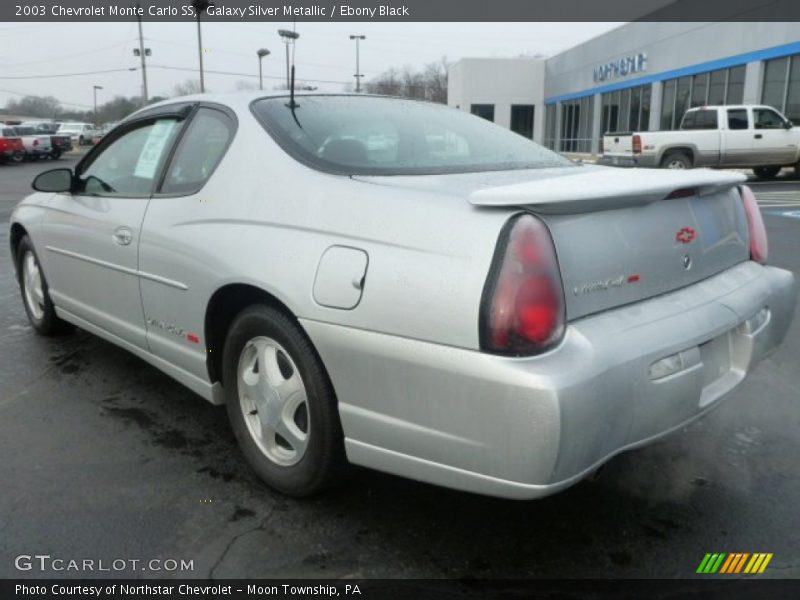 Galaxy Silver Metallic / Ebony Black 2003 Chevrolet Monte Carlo SS