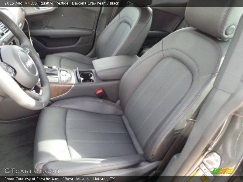 Daytona Gray Pearl / Black 2015 Audi A7 3.0T quattro Prestige