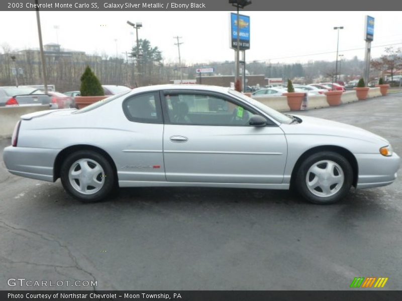 Galaxy Silver Metallic / Ebony Black 2003 Chevrolet Monte Carlo SS