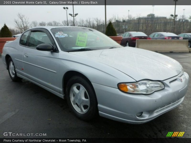 Galaxy Silver Metallic / Ebony Black 2003 Chevrolet Monte Carlo SS