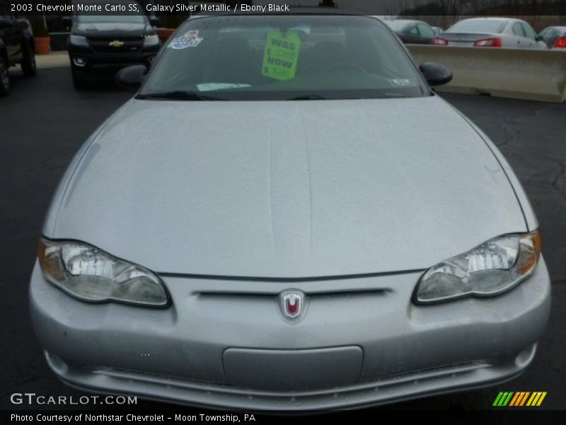 Galaxy Silver Metallic / Ebony Black 2003 Chevrolet Monte Carlo SS