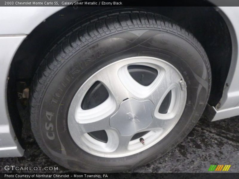 Galaxy Silver Metallic / Ebony Black 2003 Chevrolet Monte Carlo SS