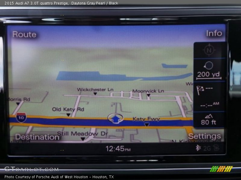 Daytona Gray Pearl / Black 2015 Audi A7 3.0T quattro Prestige
