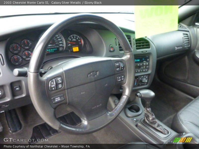 Galaxy Silver Metallic / Ebony Black 2003 Chevrolet Monte Carlo SS