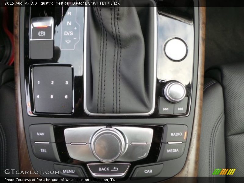 Daytona Gray Pearl / Black 2015 Audi A7 3.0T quattro Prestige