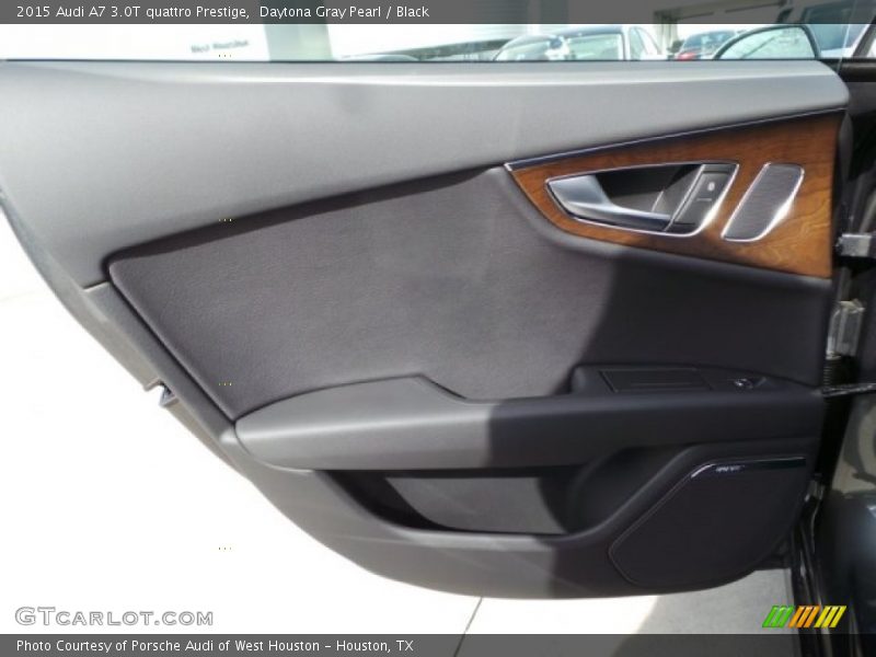 Daytona Gray Pearl / Black 2015 Audi A7 3.0T quattro Prestige